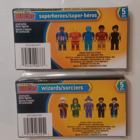 Make It Blocks Lego Monsters Spacemen Superheroes Wizards Figures Set lo… - Picture 5 of 11